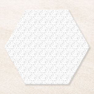 Dessous-de-verre En Papier Horizontale, Nuage Gris