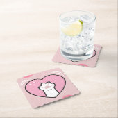 Dessous-de-verre En Papier huellas amorosas (En situation)