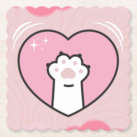 Dessous-de-verre En Papier huellas amorosas (Devant)