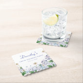 Dessous-de-verre En Papier Hydrangea Rose 100e anniversaire Personnalisé Pers (En situation)