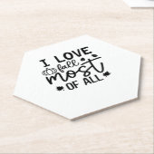 Dessous-de-verre En Papier I Love Fall Most All Classic T-Shirt (Incliné)