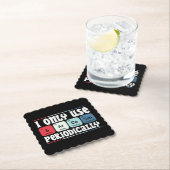 Dessous-de-verre En Papier I Only Use Sarcasm Periodically Cool Science Quote (En situation)