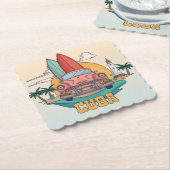 Dessous-de-verre En Papier Illustration Cuba (Incliné)