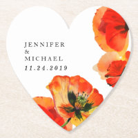 Illustration de coquelicot Art floral Mariage