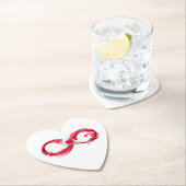 Dessous-de-verre En Papier Infinity (En situation)