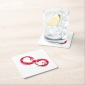 Dessous-de-verre En Papier Infinity (En situation)