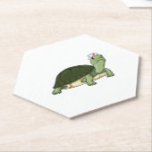 Dessous-de-verre En Papier Infirmière tortue (Incliné)