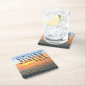 DESSOUS-DE-VERRE EN PAPIER INSPIRANT JEREMIAH 29:11 SCELER (En situation)