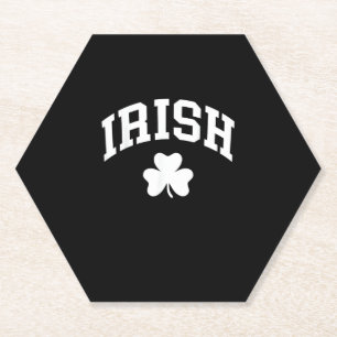 Dessous-de-verre En Papier Irlandais Shamrock Jour de la Saint Patrick Irland
