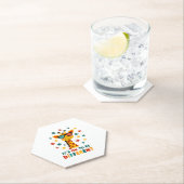 Dessous-de-verre En Papier It's Ok To Be Different Giraffe Autism Awareness B (En situation)