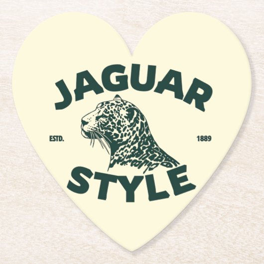 Dessous-de-verre En Papier Jaguar Paper Coaster (Devant)
