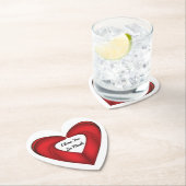 Dessous-de-verre En Papier Je T'Aime Tant (En situation)