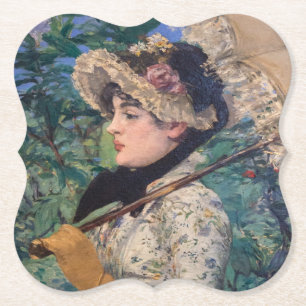 Dessous-de-verre En Papier Jeanne (Printemps) Par Édouard Manet