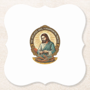 Dessous-de-verre En Papier Jésus Balle de Yoga Complètement Dégonflée Plat Hu