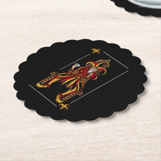 Dessous-de-verre En Papier Jokers Wild (Incliné)