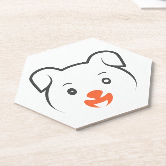 Dessous-de-verre En Papier Joli rose (Incliné)