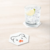 Dessous-de-verre En Papier Joli rose (En situation)