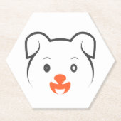 Dessous-de-verre En Papier Joli rose (Devant)