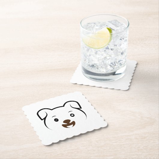 Dessous-de-verre En Papier Joli rose (En situation)