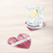 Dessous-de-verre En Papier Joli Tinsel De Glam Rose (En situation)