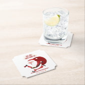 Dessous-de-verre En Papier Joyeux Noël - Conception de Dessous de verre en pa (En situation)