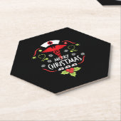 Dessous-de-verre En Papier Joyeux Noël infirmière docteur Ambulance Tee - shi (Incliné)