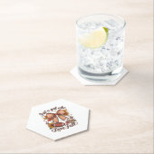 Dessous-de-verre En Papier Juste une fille qui aime tomber Cosy (En situation)