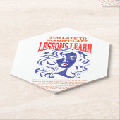 DESSOUS-DE-VERRE EN PAPIER KITCHEN MANIPULATE LESSONS LEARN PAPER COASTER (Incliné)