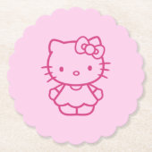 Dessous-de-verre En Papier Kitty (Devant)