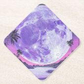 Dessous-de-verre En Papier "La Lune impossible"- (Devant)