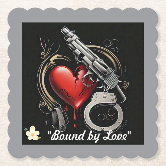 Dessous-de-verre En Papier "La passion mortelle" (Devant)