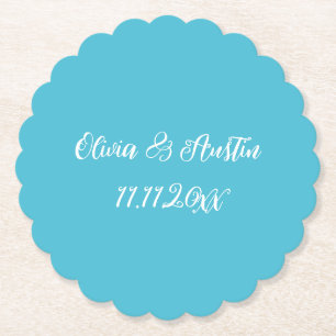 Dessous-de-verre En Papier La plage côtière d'Aqua