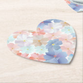 Dessous-de-verre En Papier L'amour pur comme Fleur (Incliné)