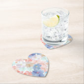 Dessous-de-verre En Papier L'amour pur comme Fleur (En situation)