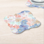 Dessous-de-verre En Papier L'amour pur comme Fleur (Incliné)