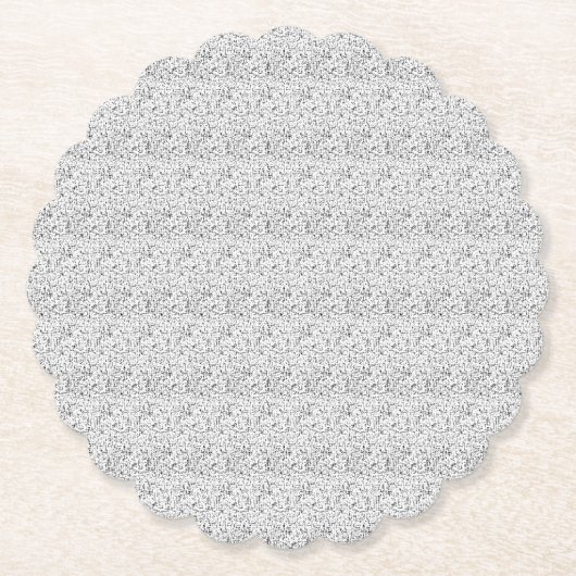 Dessous-de-verre En Papier langage Design Onze (Devant)