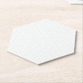 Dessous-de-verre En Papier Langue, Blanc vert (Incliné)
