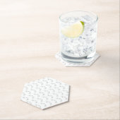 Dessous-de-verre En Papier Langue, Dérive neigeuse (En situation)