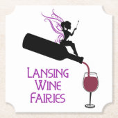 Dessous-de-verre En Papier Lansing Wine Fairies (Devant)