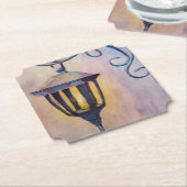 Dessous-de-verre En Papier Lanterne de Noël (Incliné)