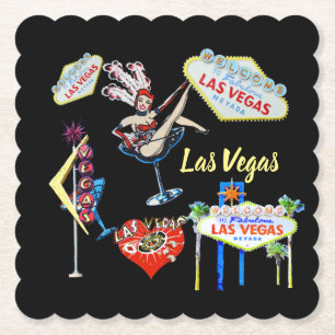 Dessous-de-verre En Papier Las Vegas