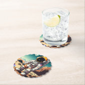 Dessous-de-verre En Papier "L'aventure dans les étoiles" (En situation)