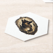 Dessous-de-verre En Papier Le berger allemand 005 (Incliné)