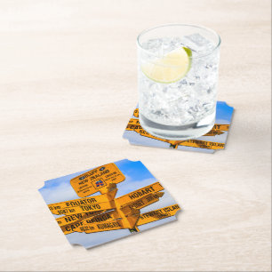 Dessous-de-verre En Papier Le bout de la route