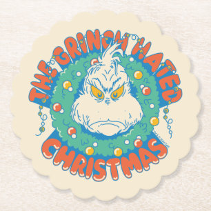 Dessous-de-verre En Papier Le Grinch détestait Noël