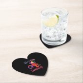 Dessous-de-verre En Papier Le Masque De Tes Pâtes De Crawfish Mardi Gras (En situation)