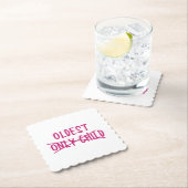 Dessous-de-verre En Papier Le plus âgé avec un seul enfant traversé (En situation)