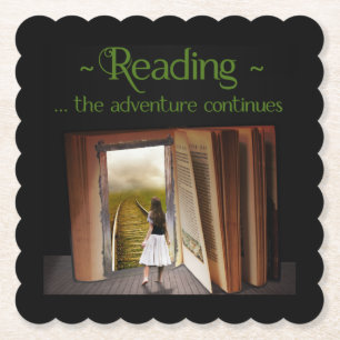 Dessous-de-verre En Papier Lecture, l'aventure continue