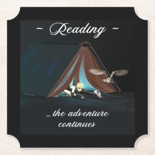 Dessous-de-verre En Papier Lecture, l'aventure continue