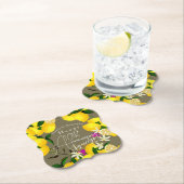 Dessous-de-verre En Papier Lemon Squeeze (En situation)